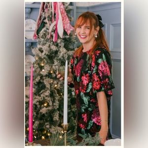 Ivy City Co- NWT- EVELYN DRESS IN FLORAL SEQUIN